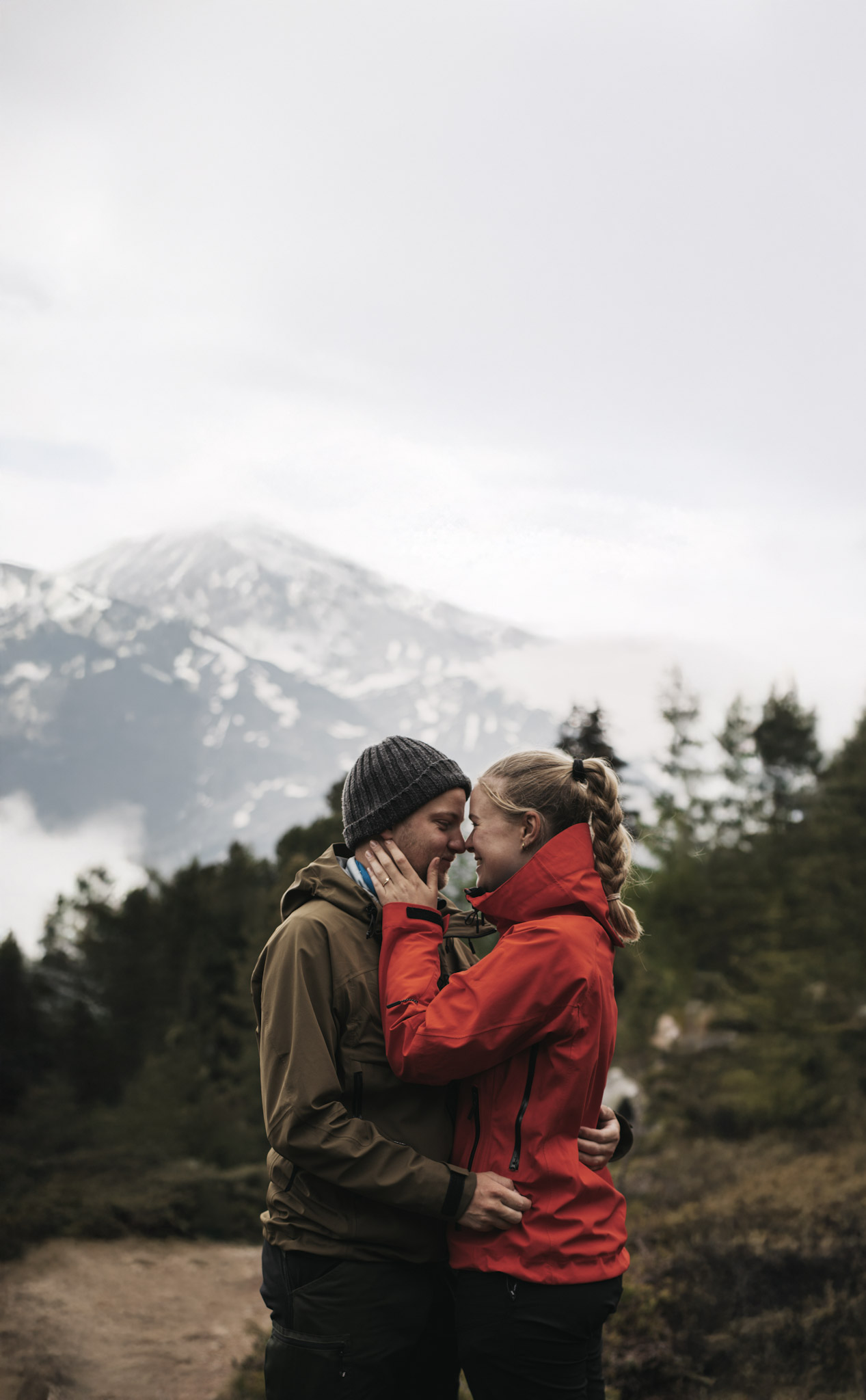 Verlobung während der Alpenüberquerung
